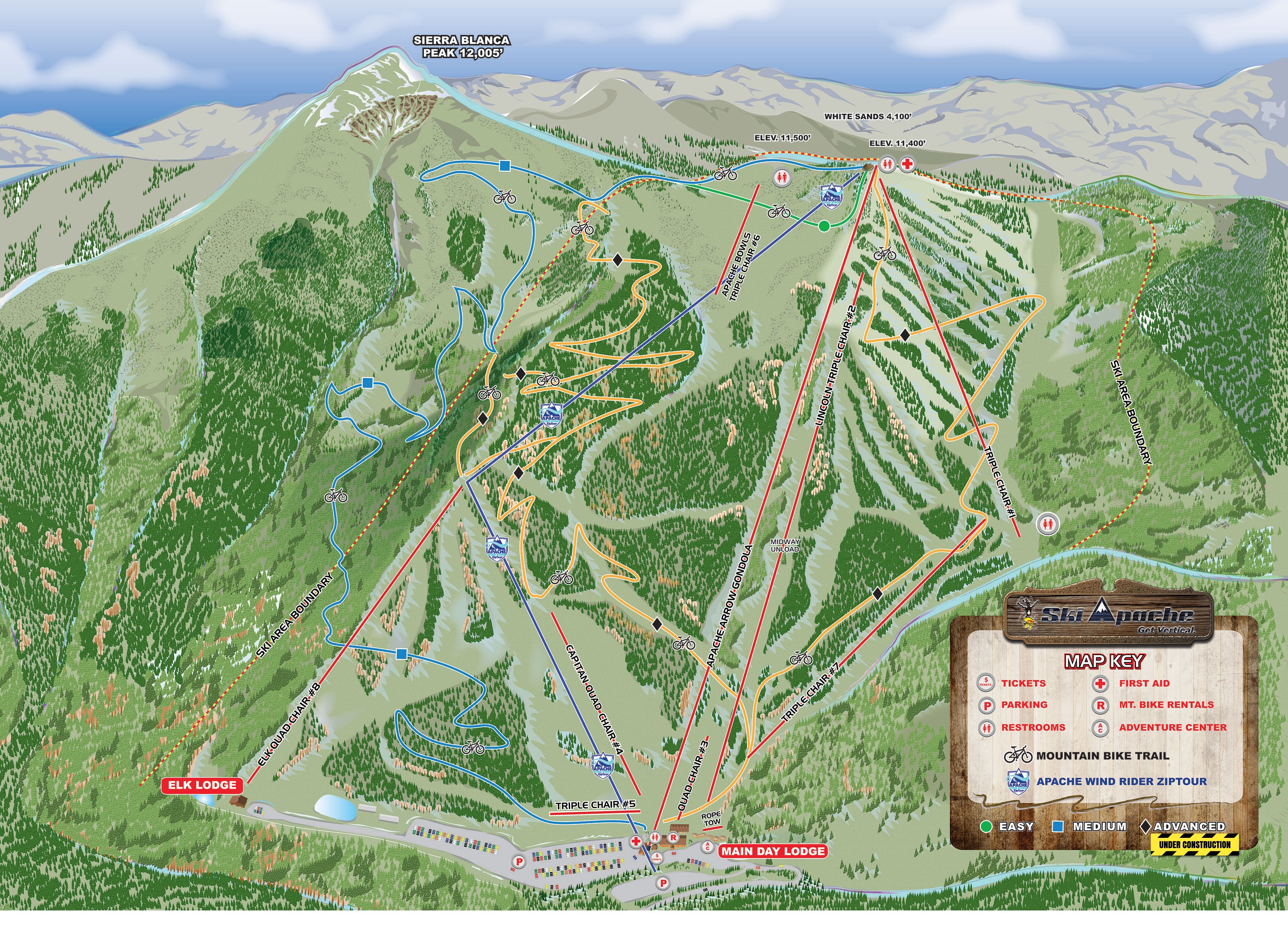 bike and hike trail map